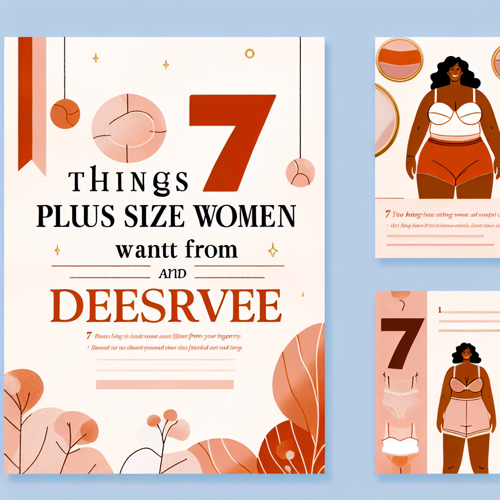 7 Things Plus Size Women Want from Their Lingerie — And Deserve!