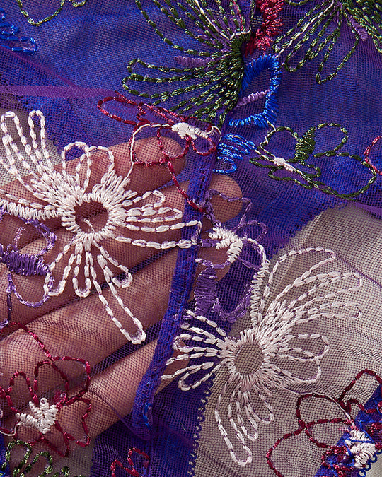 Floral Embroidery Cut Out Sheer Sexy Lingerie - Yeahcir