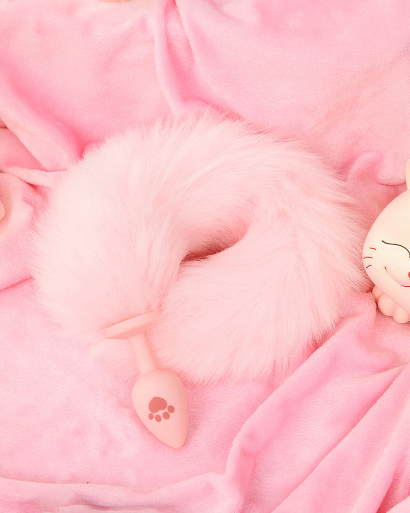 Silicone cat claw plush tail cute sexy role play - Yeahcir