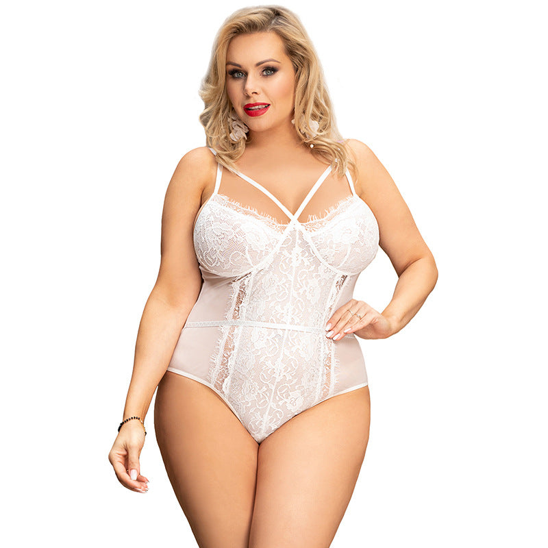 Underwire Garter Lace Sleepwear - Yeahcir