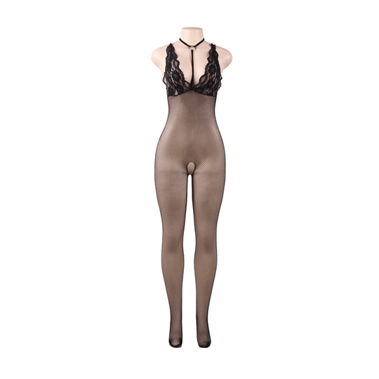 Lace Siren Crotchless Fishnet Bodystocking - Yeahcir