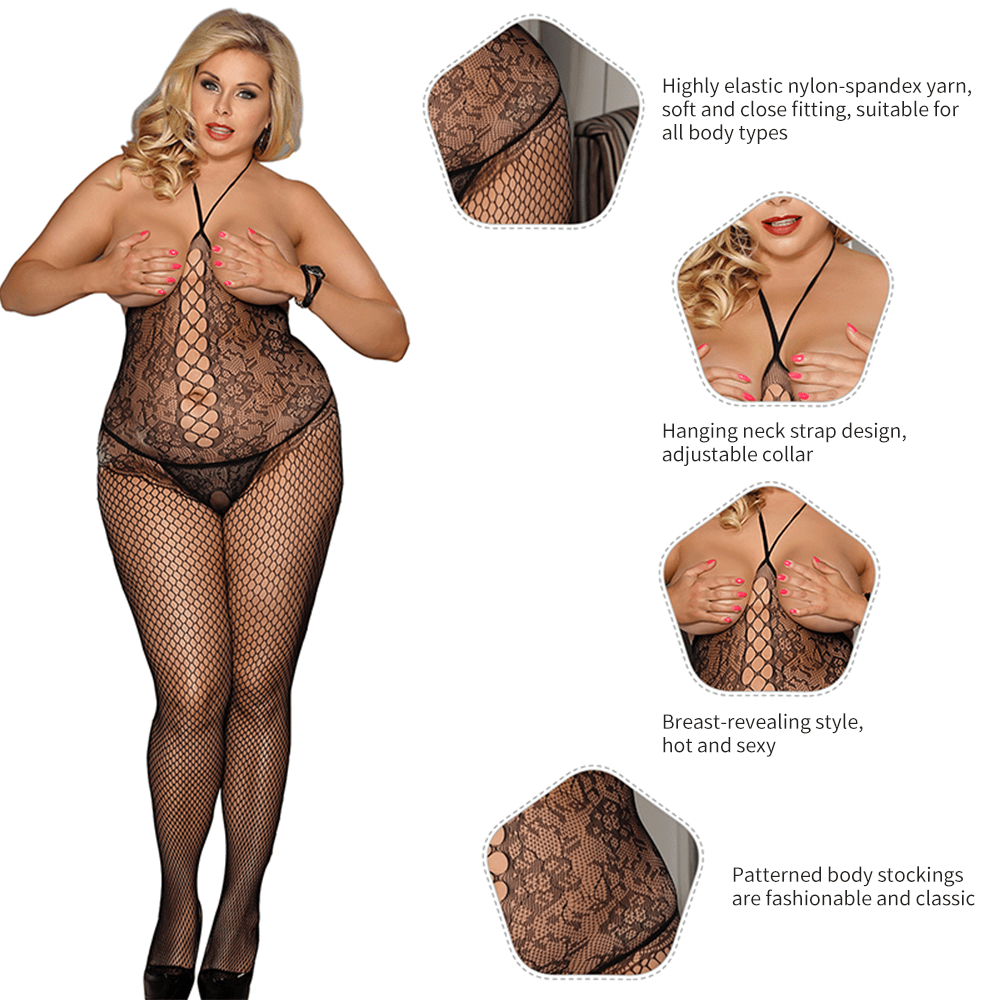 Vixen Crotchless Fishnet Bodystocking - Yeahcir