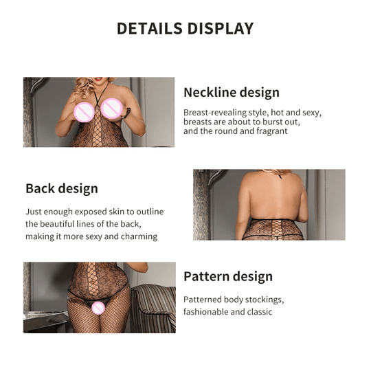Vixen Crotchless Fishnet Bodystocking - Yeahcir