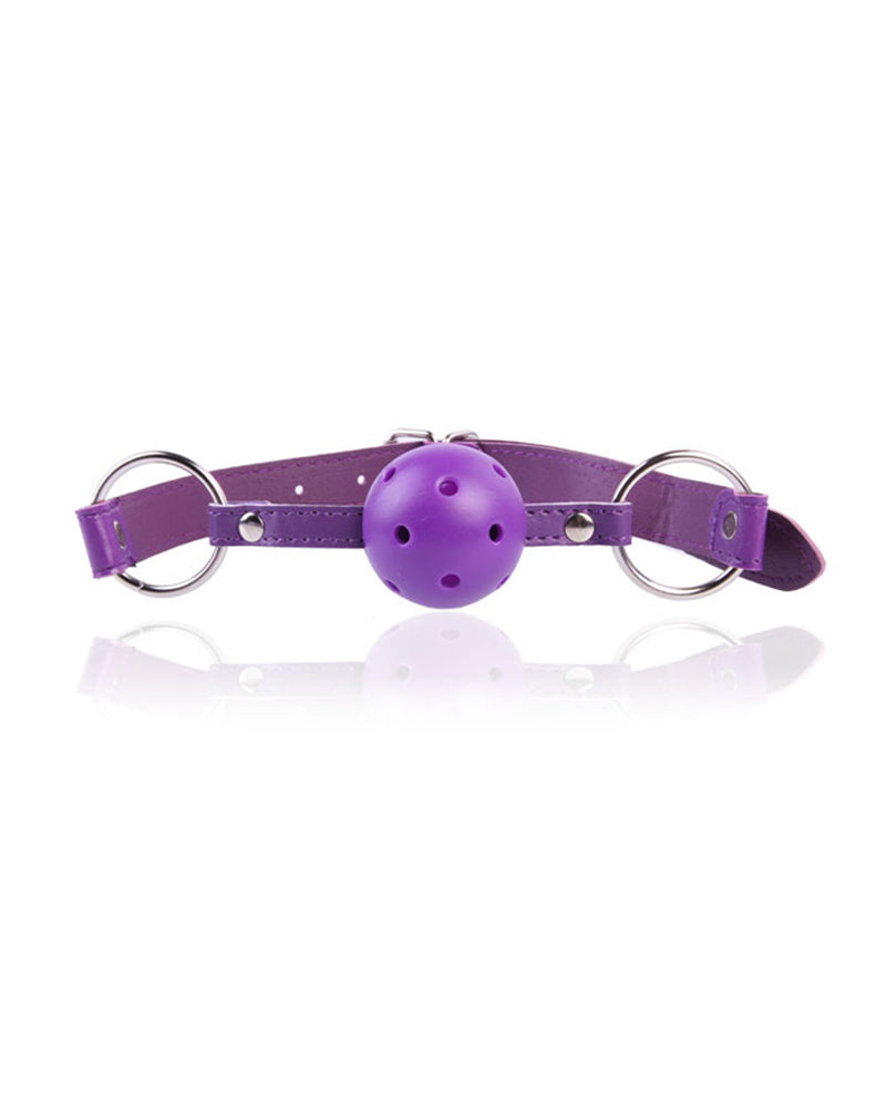 SM alternative sex toys ball gag mouth restraint leather silicone gag - Yeahcir