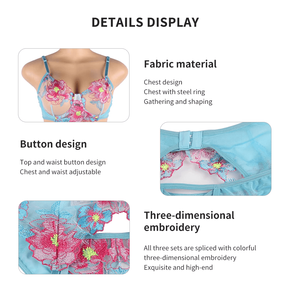 Ember Peek Three-Piece Set - Yeahcir