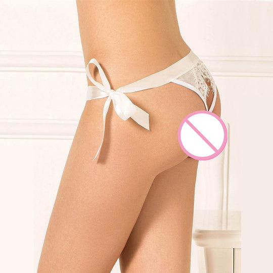 Lace Shark Mouth Panties - Yeahcir
