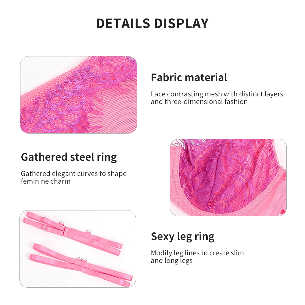 Kink Tease Three-Piece Set - Yeahcir