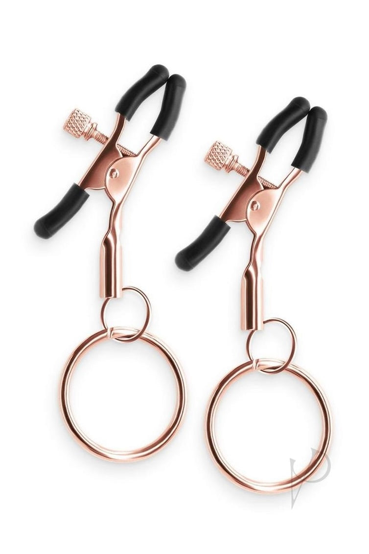 Bound Nipple Clamps - Rose Gold - Yeahcir