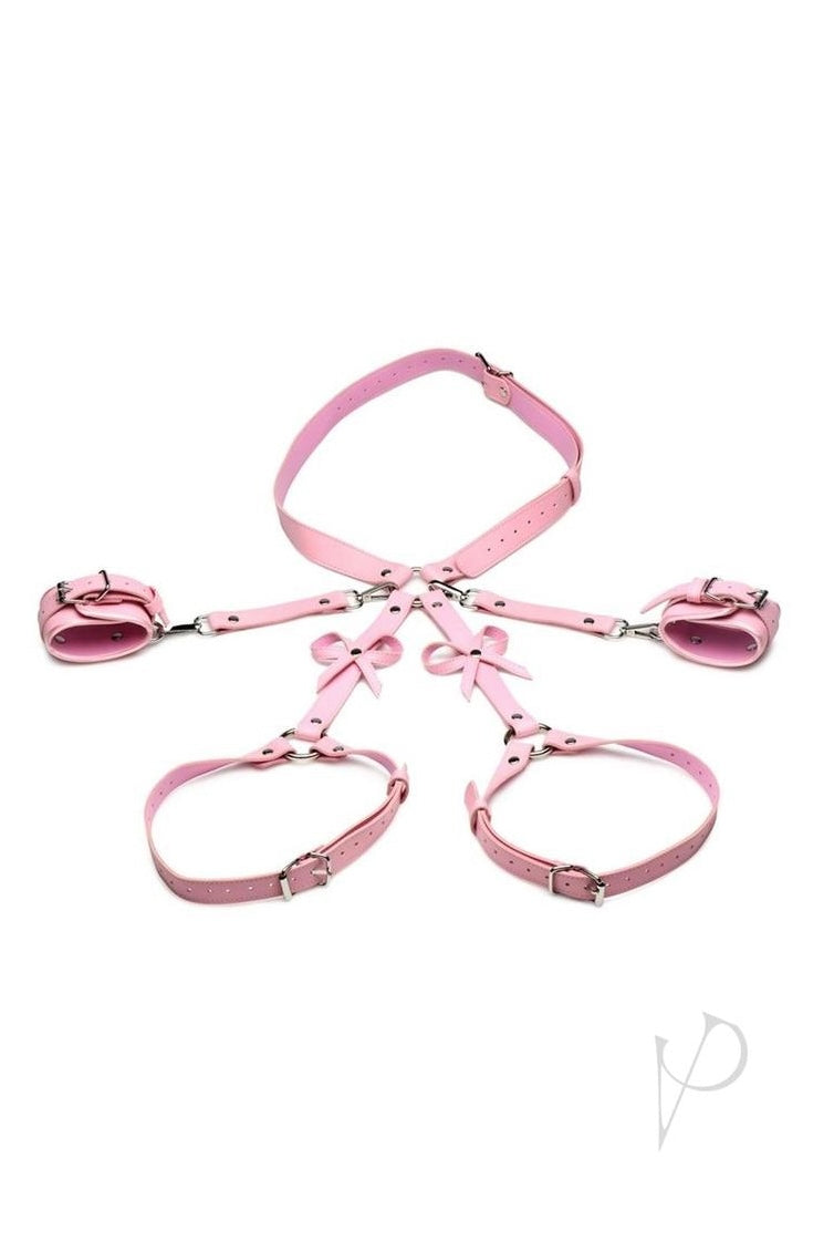 Strict Bondage Harness with Bows - Yeahcir