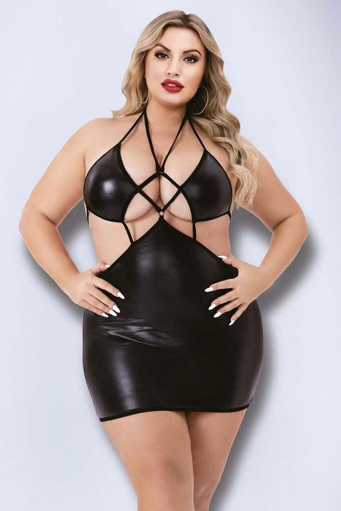Wetlook Mini Dress - Yeahcir