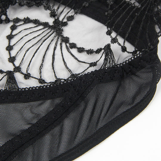 Lace sheer cut-out bodysuit - Yeahcir
