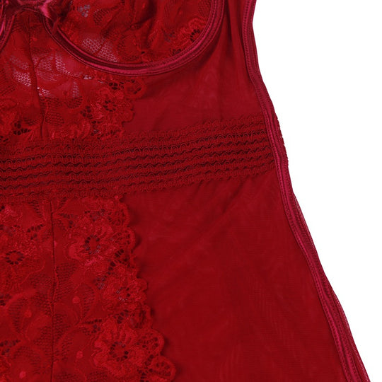 Patterned Lace Pajamas - Yeahcir