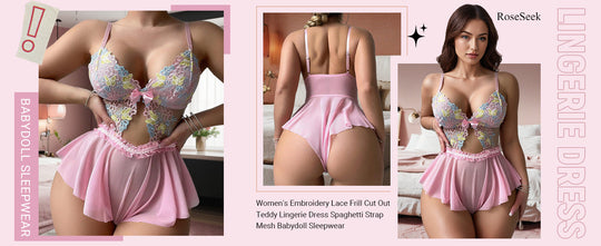 Embroidered Sexy Bodysuit Lingerie - Yeahcir